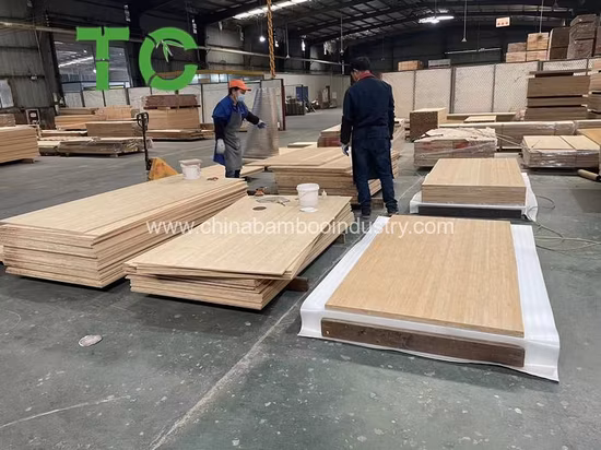 중국 탄화 수평 30mm 가장자리 곡물 인공 장식 해양 합판 대나무 패널