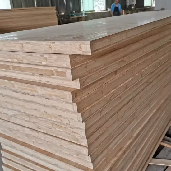 탄화 된 방충제 단단한 대나무 조리대 가구 보드