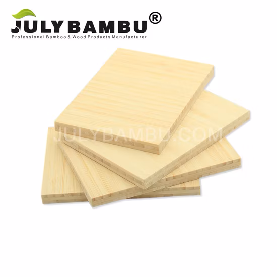 2440 x 1220 x 19mm 카라멜 수평 결 3겹 교차 대나무 가구 보드 대나무 보드 크로스 플라이 대나무 보드